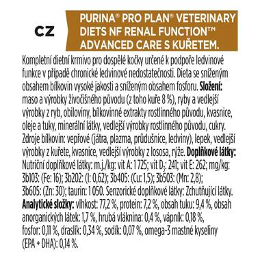 PURINA® PRO PLAN® VETERINARY DIETS Feline NF St/Ox Renal Function Advanced Care - kapsička pro kočky s kuřetem