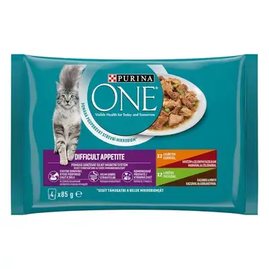 PURINA ONE Multipack DIFFICULT APPETITE minifiletky s kuřetem