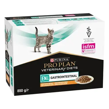 PURINA® PRO PLAN® VETERINARY DIETS Feline EN St/Ox Gastrointestinal, kapsička pro kočky s kuřetem