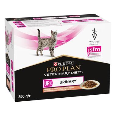 PURINA® PRO PLAN® VETERINARY DIETS Feline UR St/Ox Urinary, kapsička pro kočky s lososem