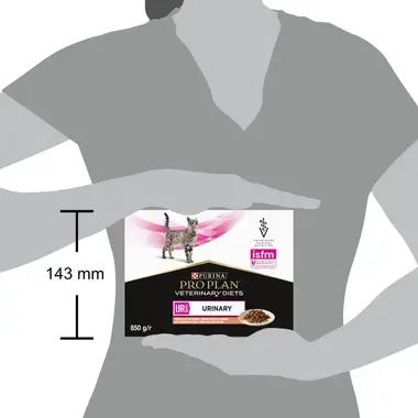 PURINA® PRO PLAN® VETERINARY DIETS Feline UR St/Ox Urinary, kapsička pro kočky s lososem