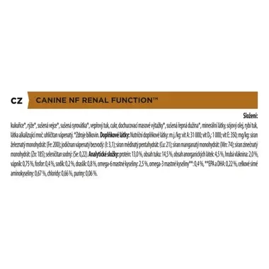 PURINA® PRO PLAN® VETERINARY DIETS Canine NF Renal Function, konzervované krmivo pro psy