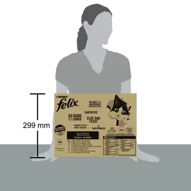 FELIX Fantastic Multipack s hovězím, kuřecím, tuňákem, lososem 120x85g