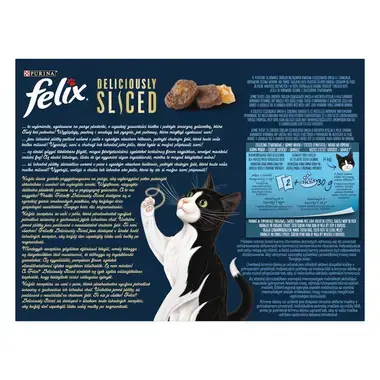 FELIX Deliciously sliced Multipack Farm selection hovězí / kuře / kachna / krůta 12x80g