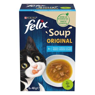 FELIX Soup 6x48g polévky s treskou, tuňákem a platýsem