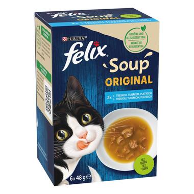 FELIX Soup 6x48g polévky s treskou, tuňákem a platýsem