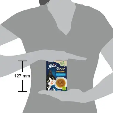 FELIX Soup 6x48g polévky s treskou, tuňákem a platýsem