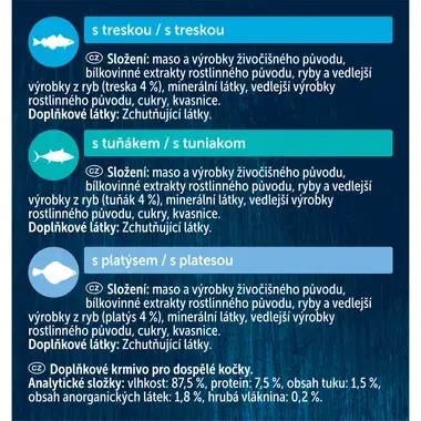 FELIX Soup 6x48g polévky s treskou, tuňákem a platýsem