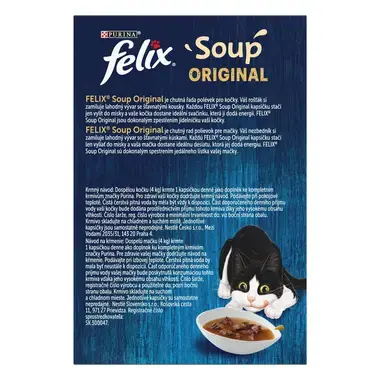 FELIX Soup 6x48g polévky s hovězím, kuřetem a jehněčím