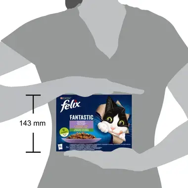 Felix Fantastic multipack výběr se zeleninou v želé 12x85 g