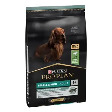 PURINA® PRO PLAN® Small & Mini Adult Dog Sensitive Digestion, jehněčí