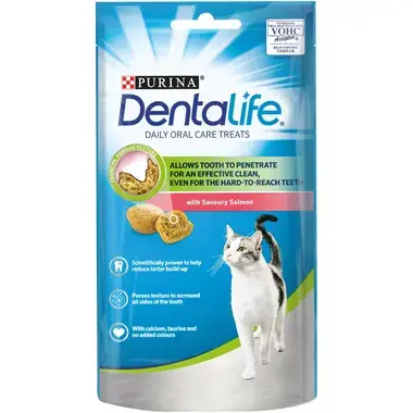 DENTALIFE Cat s lososem 40 g