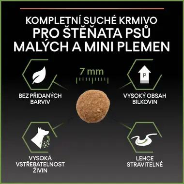 PURINA® PRO PLAN® Small & Mini Puppy HEALTHY START® s vysokým obsahem kuřete
