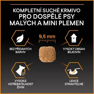 PURINA® PRO PLAN® Small & Mini Adult EVERYDAY NUTRITION s vysokým obsahem kuřete