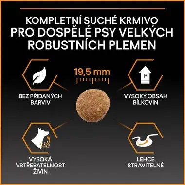 PURINA® PRO PLAN® Large Adult Robust Dog Everyday Nutrition, kuře