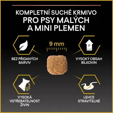 PURINA® PRO PLAN® Small & Mini Adult Light / Sterilised, granule pro psy s kuřetem