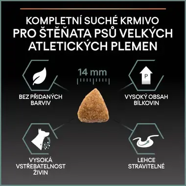 PURINA® PRO PLAN® Large Puppy Athletic Sensitive Digestion, granule pro psy s jehněčím