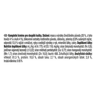 GOURMET GOLD losos a kuře ve šťávě