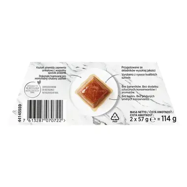 GOURMET Revelations jemná paštika s lososem a omáčkou