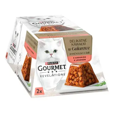 GOURMET REVELATIONS jemné kousky s lososem v želé