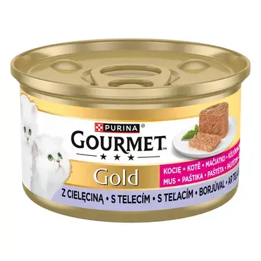 GOURMET Gold Kitten paštika s telecím