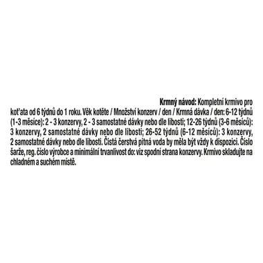 GOURMET Gold Kitten paštika s telecím