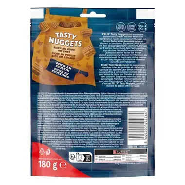 Felix® Tasty Nuggets bohaté na kuře, s kachnou 180 g