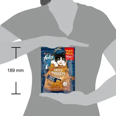 Felix® Tasty Nuggets bohaté na kuře, s kachnou 180 g