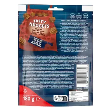 Felix® Tasty Nuggets bohaté na hovězí, s jehněčím 180 g