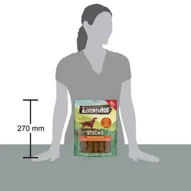 Purina ADVENTUROS Sticks s divokou bizoní příchutí 305 g