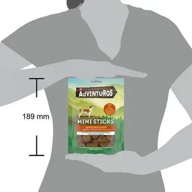 Purina ADVENTUROS Mini Sticks s divokou bizoní příchutí