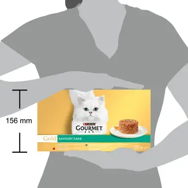 GOURMET GOLD Multipack Savoury Cake s hovězím/kuřetem/ krůtou/jehněčím