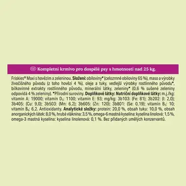 Friskies Maxi granule pro psy hovězí