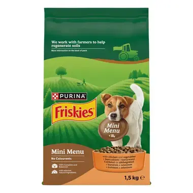 Friskies Mini Menu granule pro psy kuře