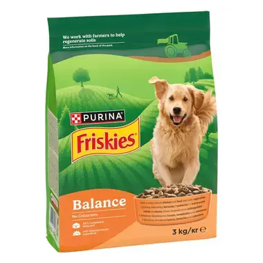 Friskies Balance granule pro psy kuře, hovězí, zelenina