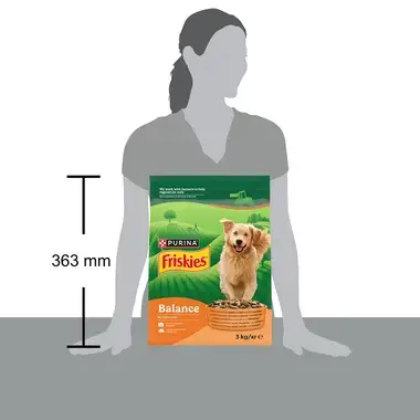 Friskies Balance granule pro psy kuře, hovězí, zelenina