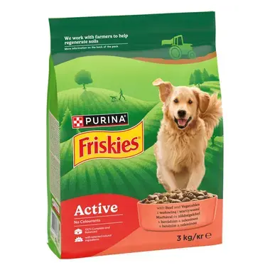Friskies® Active granule pro psy hovězí