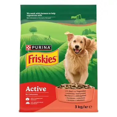 Friskies® Active granule pro psy hovězí
