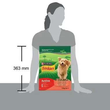 Friskies® Active granule pro psy hovězí