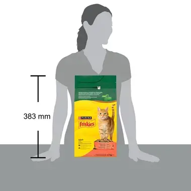 Friskies granule pro kočky hovězí, kuře, zelenina