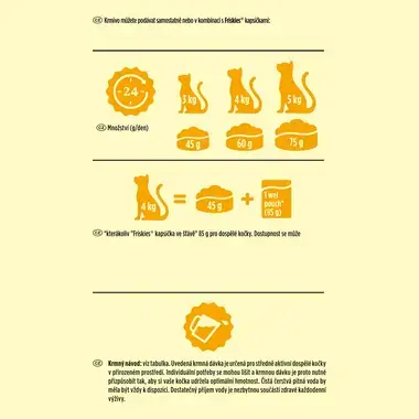 Friskies granule pro kočky hovězí, kuře, zelenina