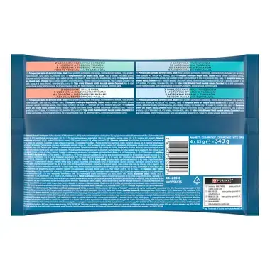 Gourmet Perle DUO kapsičky pro kočky losos a treska tmavá, mořské ryby a tuňák, losos a bělomasé ryby, sardinky a tuňák