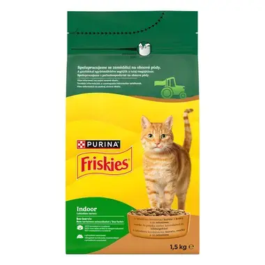 Friskies Indoor granule pro kočky kuře, krůta