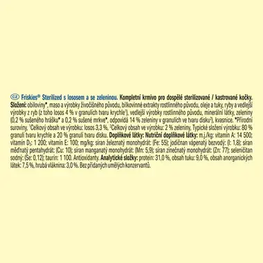 Friskies Sterilised granule pro kočky losos