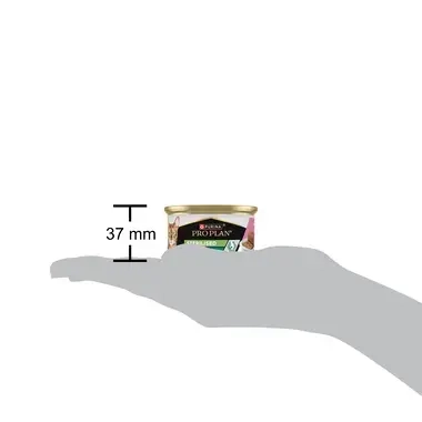 PURINA® PRO PLAN® CAT Adult Sterilised Maintenance, konzerva s tuňákem a lososem v paštice