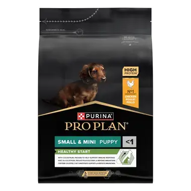 ​PURINA® PRO PLAN® Small & Mini Puppy s OPTISTART® a vysokým obsahem kuřete