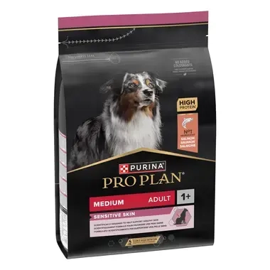 PURINA® PRO PLAN® Medium Adult Dog Sensitive Skin, losos