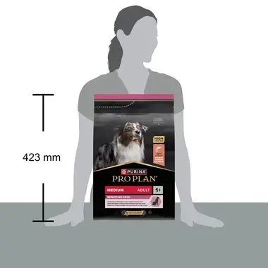 PURINA® PRO PLAN® Medium Adult Dog Sensitive Skin, losos