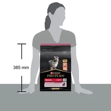 PURINA® PRO PLAN® Medium Puppy Sensitive Skin, granule pro štěňata s lososem