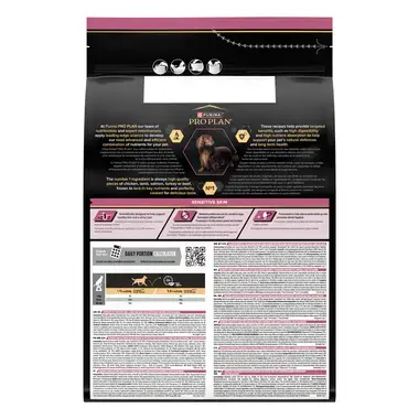 PURINA® PRO PLAN® Small & Mini Adult Dog Sensitive Skin, granule pro psy s lososem